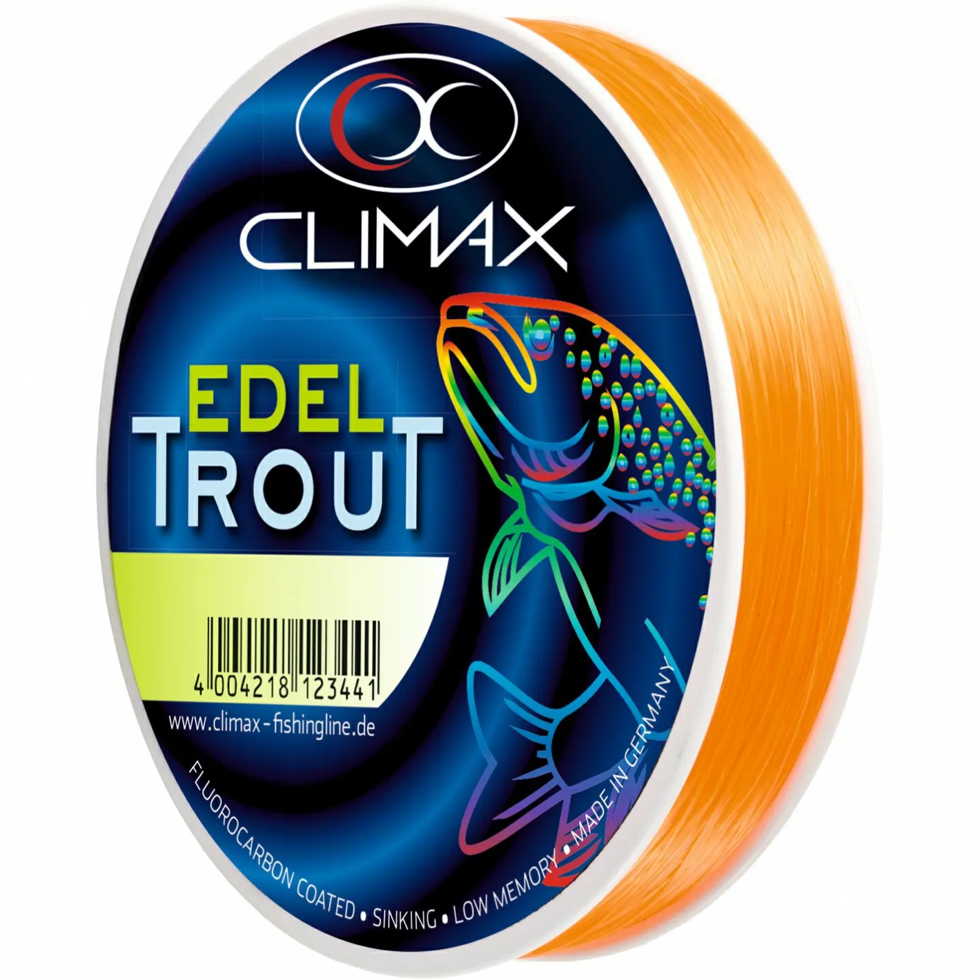 Sale Climax Edel-Trout Angelschnur (orange, 300 m)