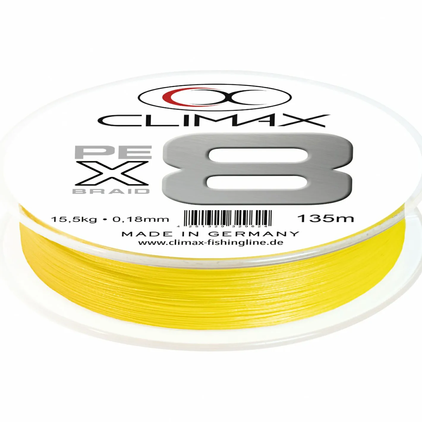 Climax Geflochtene Schnüre<PE X8 (gelb)