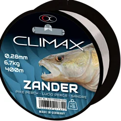Climax Raubfischschnüre<Zielfischschnur Zander (hellgrau)