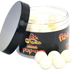 Cockbaits Karpfenfutter|Karpfenfutter·Boilies & Popup Boilies<Elitist Pop Ups, Fish Weiß
