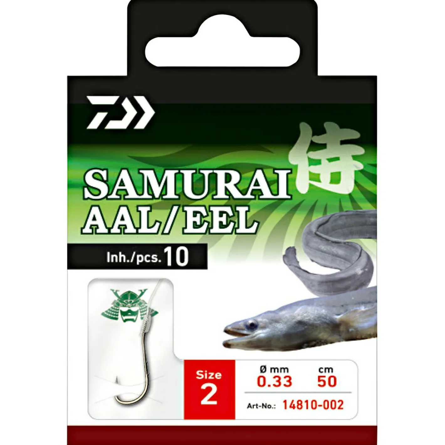 Daiwa Aalhaken|Angelhaken<Aalhaken Samurai
