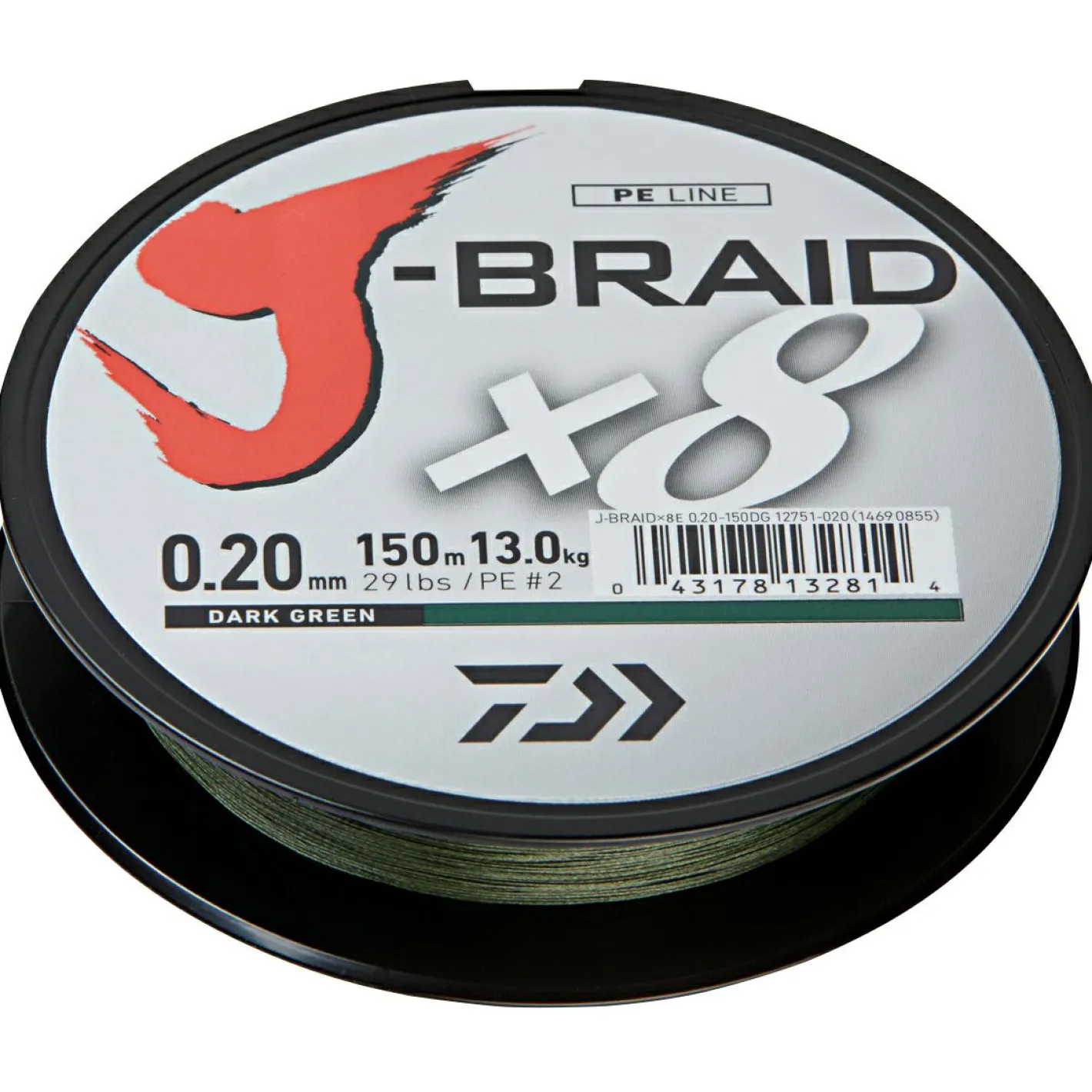Discount Daiwa Angelschnur J-Braid (dunkelgrün)