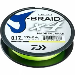 Daiwa Raubfischschnüre|Raubfischschnüre<Angelschnur J-Braid X4 (gelb)