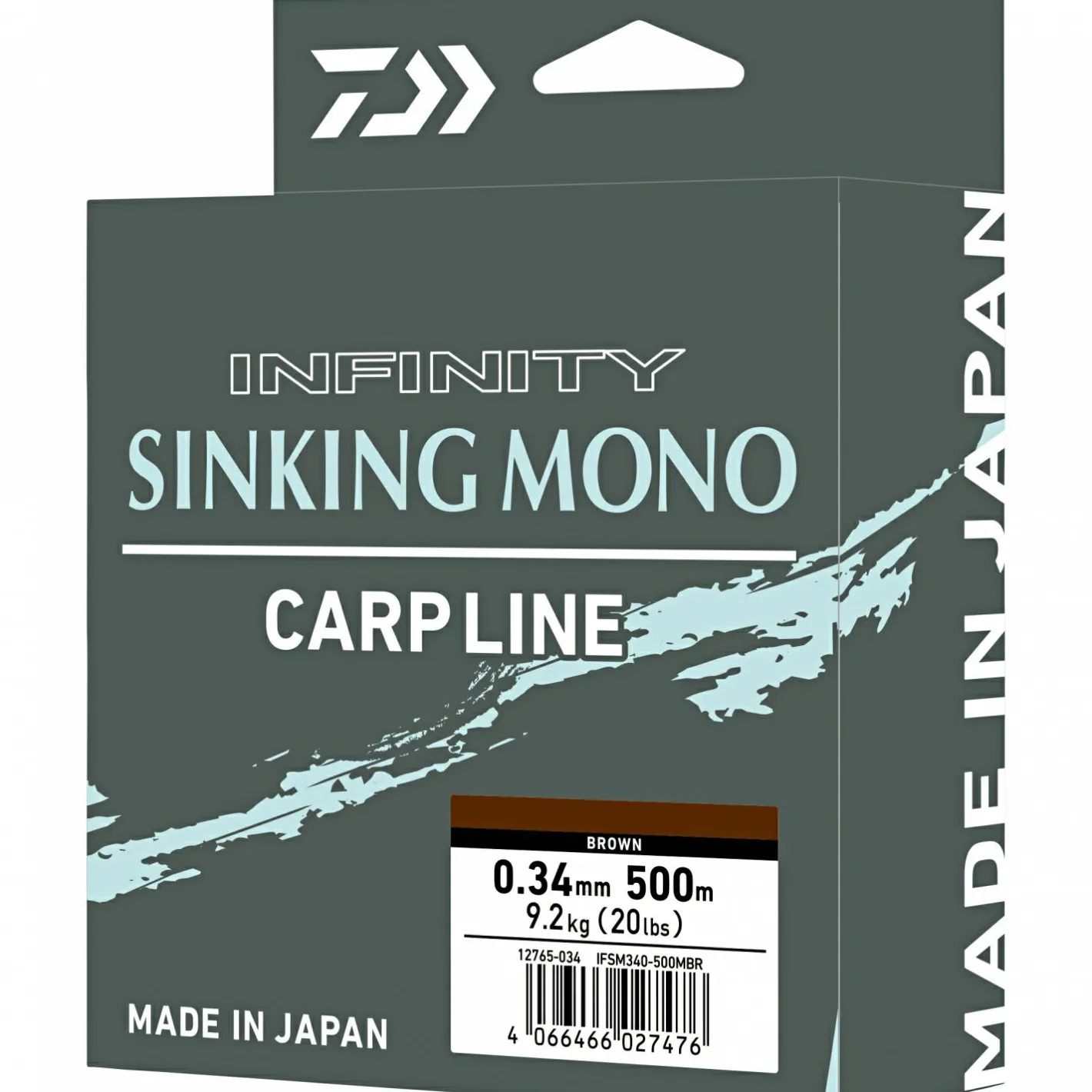 Clearance Daiwa Infinity Sinking Mono (Dunkel Oliv, 500 m)