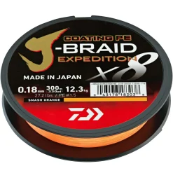 Daiwa J-Braid Expedition, smash orange - 300 m