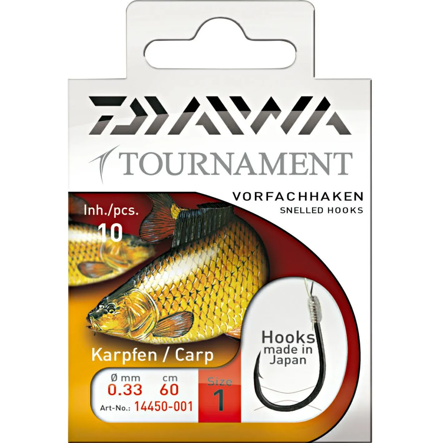 Daiwa Angelhaken|Friedfischangeln-Zubehör<Karpfenhaken Tournament