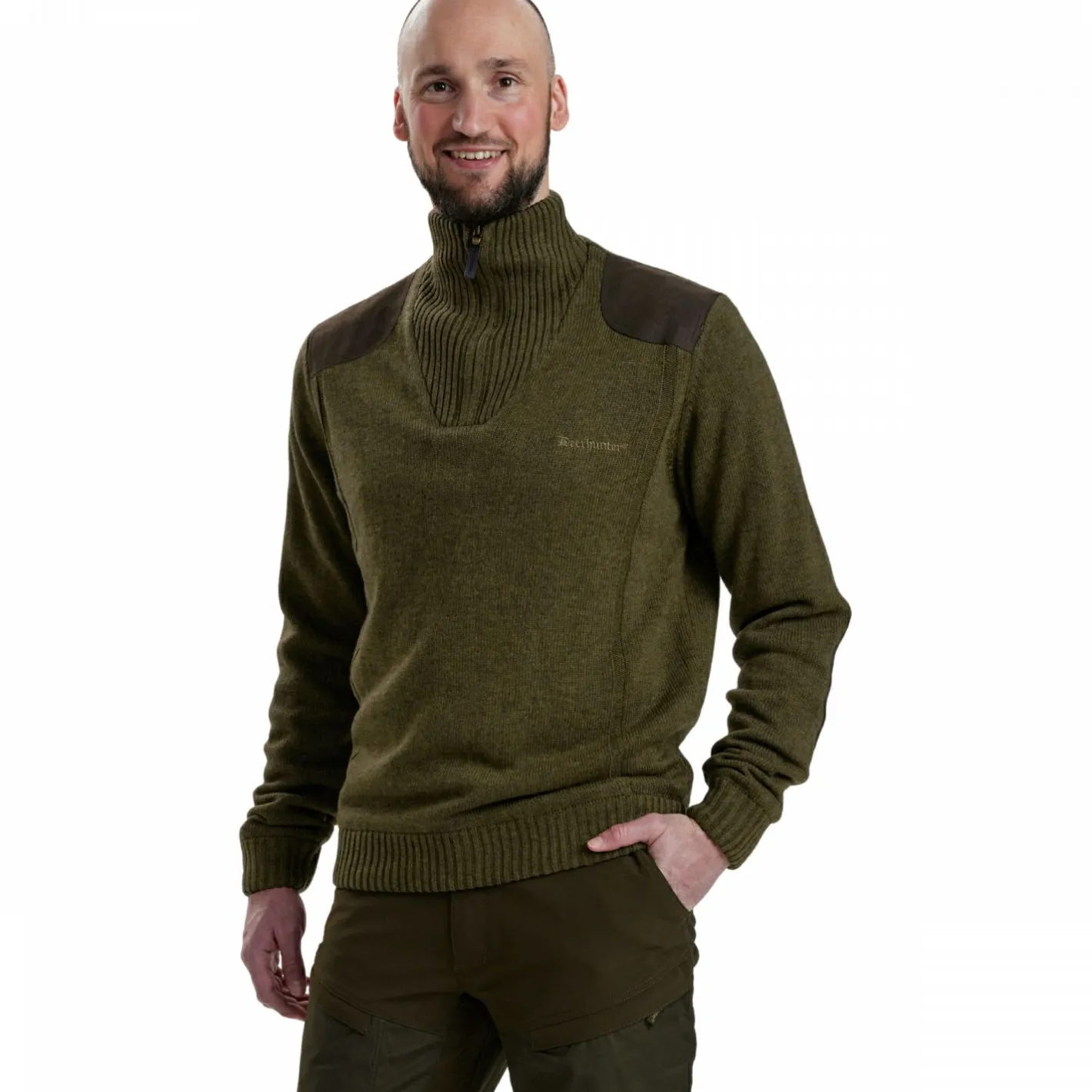 Deerhunter Carlisle Strickpullover Herren, mit Stormliner® (Cypress)