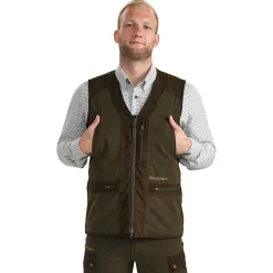 Deerhunter Outdoor- & Anglerwesten<Eagle Weste Herren (Tarmac Green)