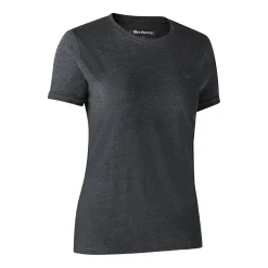 Outlet Deerhunter 2er-Pack Ladies Basis T-Shirts Damen (Adventure Green Melange)