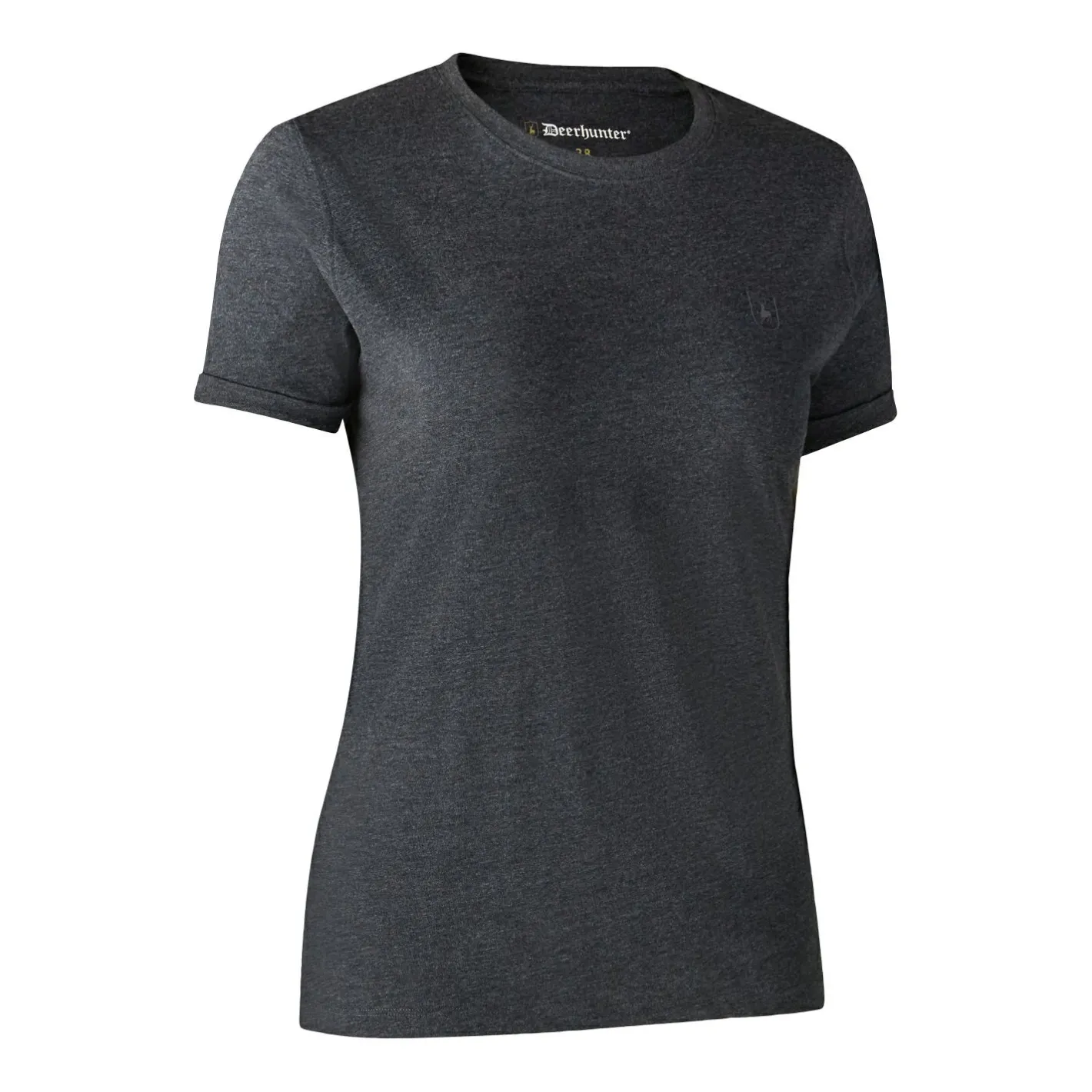 Outlet Deerhunter 2er-Pack Ladies Basis T-Shirts Damen (Adventure Green Melange)