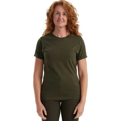 Outlet Deerhunter 2er-Pack Ladies Basis T-Shirts Damen (Adventure Green Melange)