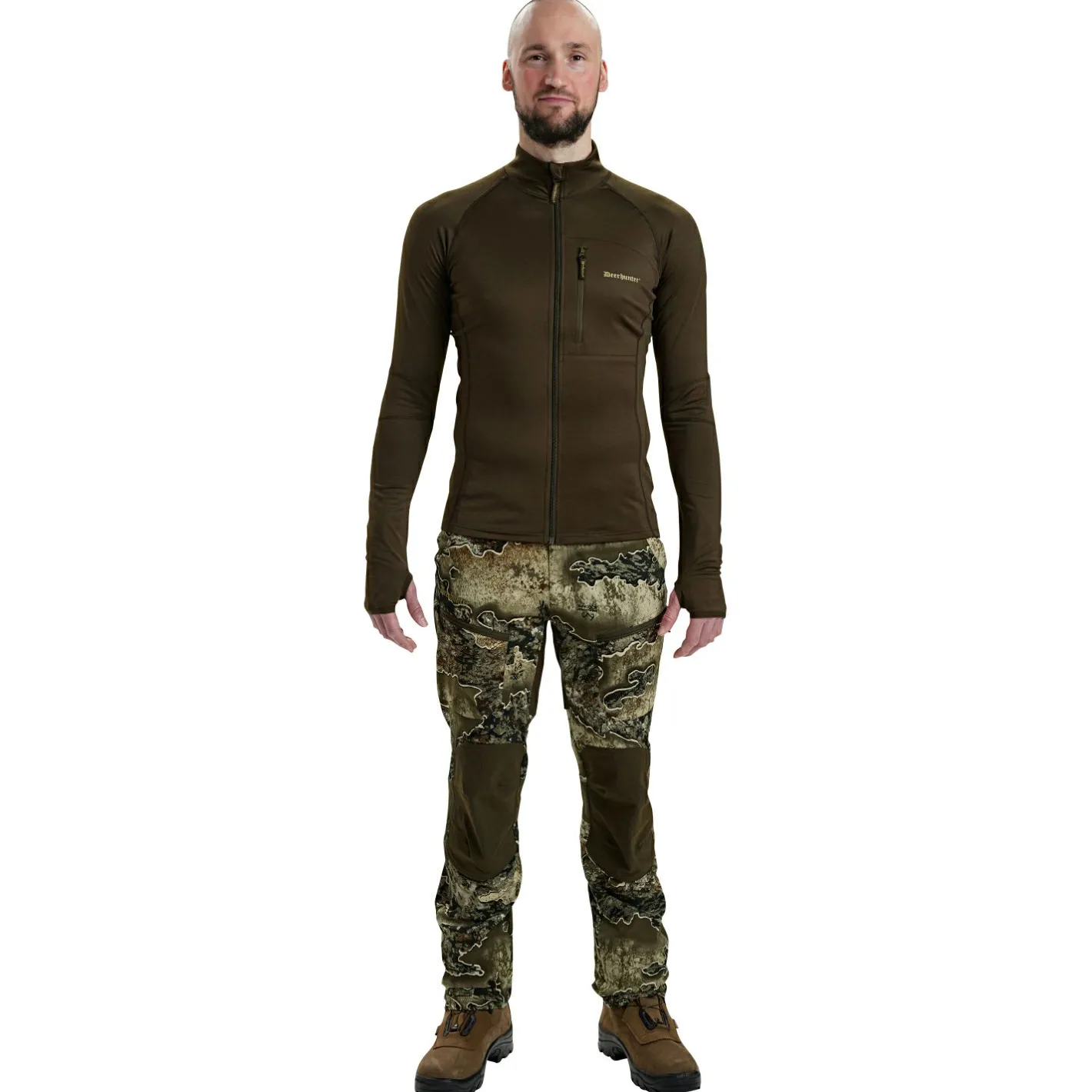 New Deerhunter Excape Insulated Cardigan Herren (Art Green)