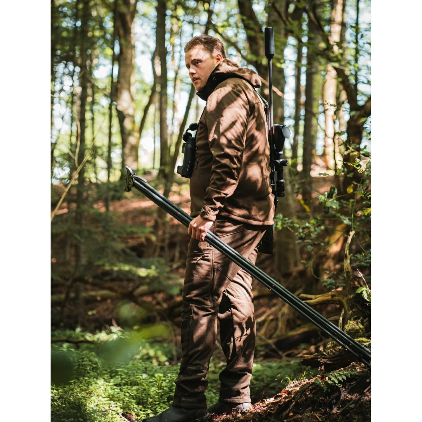 Deerhunter Outdoor- & Angler-Cargohosen<Excape Softshell Hose Herren (Art Green)