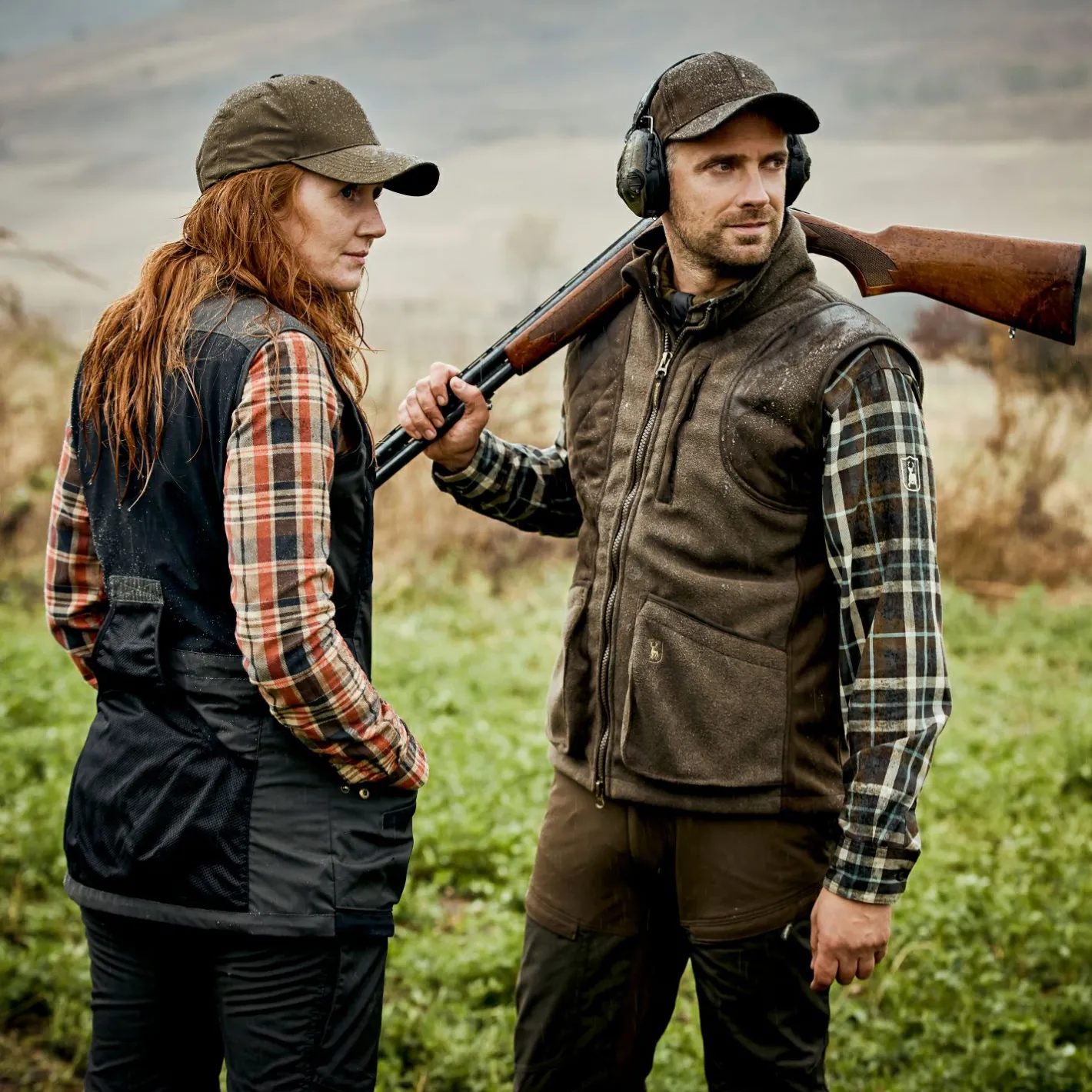 Deerhunter Outdoor- & Anglerwesten<Gamekeeper Shooting Weste Herren (Graphite Green)
