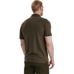 Deerhunter Angel-Poloshirts & Langarmshirts<Gunnar Polo Hemd Herren (Brown Leaf Melange)