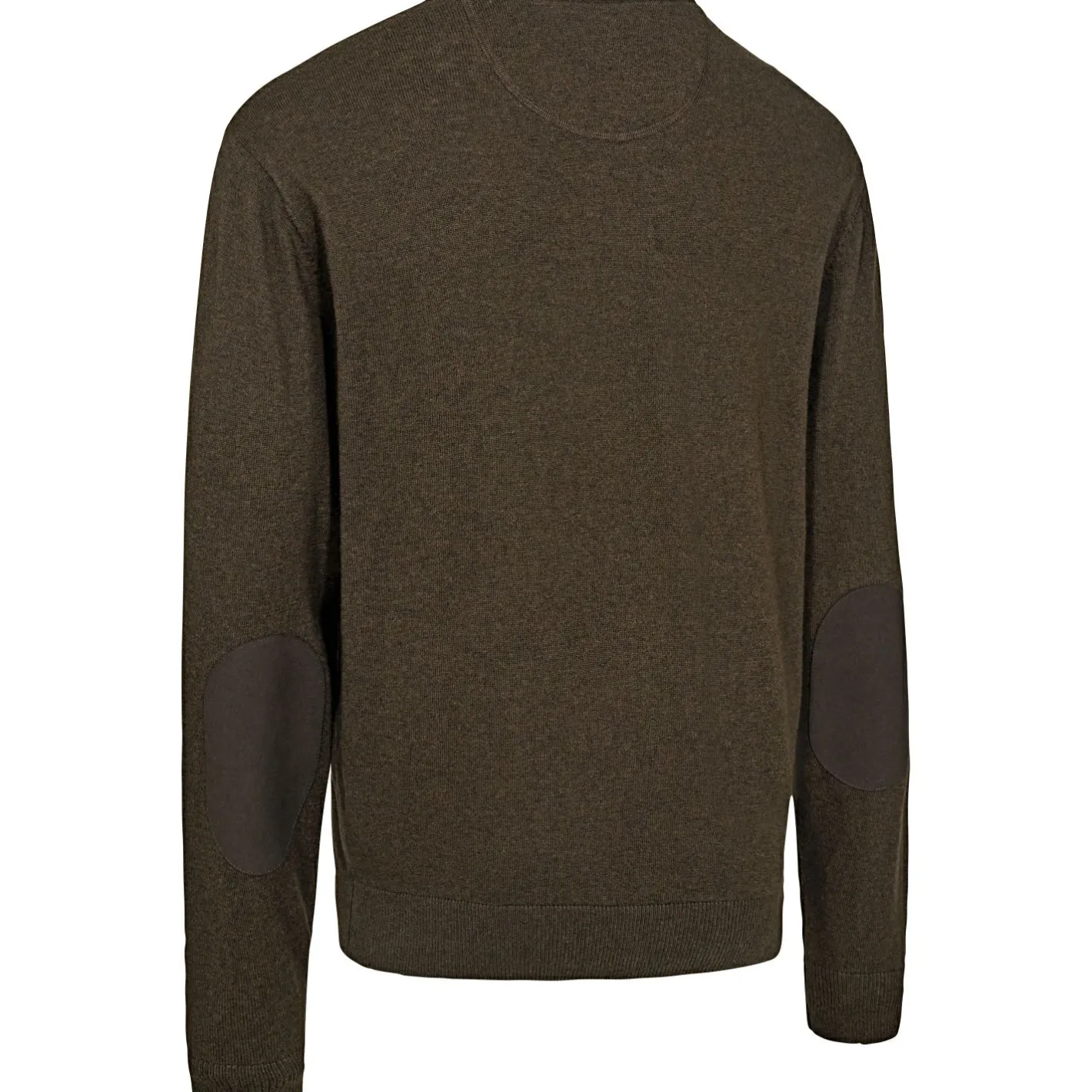Sale Deerhunter Harrington Strickpullover Herren, mit Rundhalsausschnitt (Brown Melange)