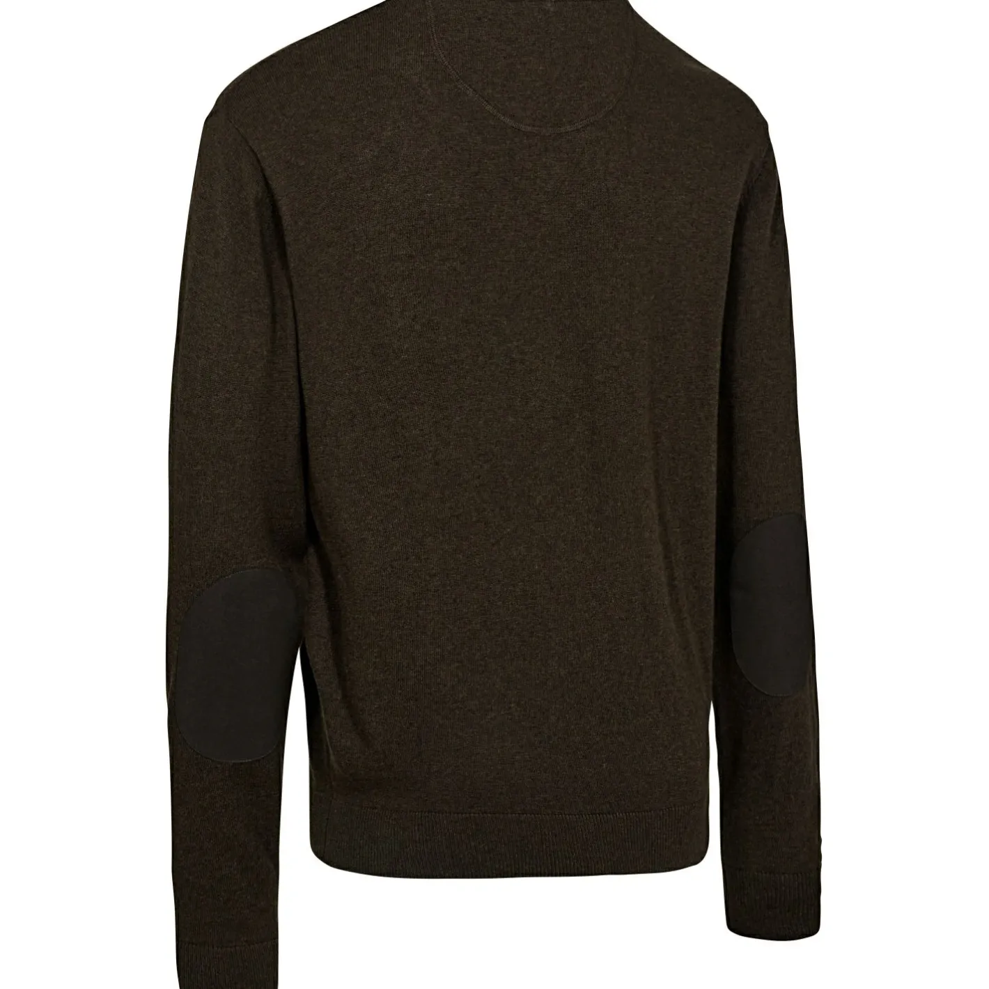 Deerhunter Angelpullover & -Strickjacken<Harrington Strickpullover mit V-Ausschnitt (Brown Melange)