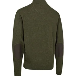 Deerhunter Angelpullover & -Strickjacken<Harrington ½-Zip Strickpullover Herren (Forest Ember Melange)