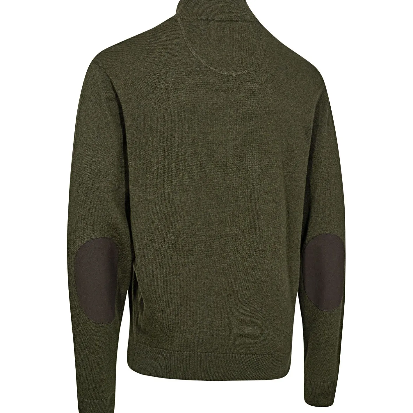 Deerhunter Angelpullover & -Strickjacken<Harrington ½-Zip Strickpullover Herren (Forest Ember Melange)
