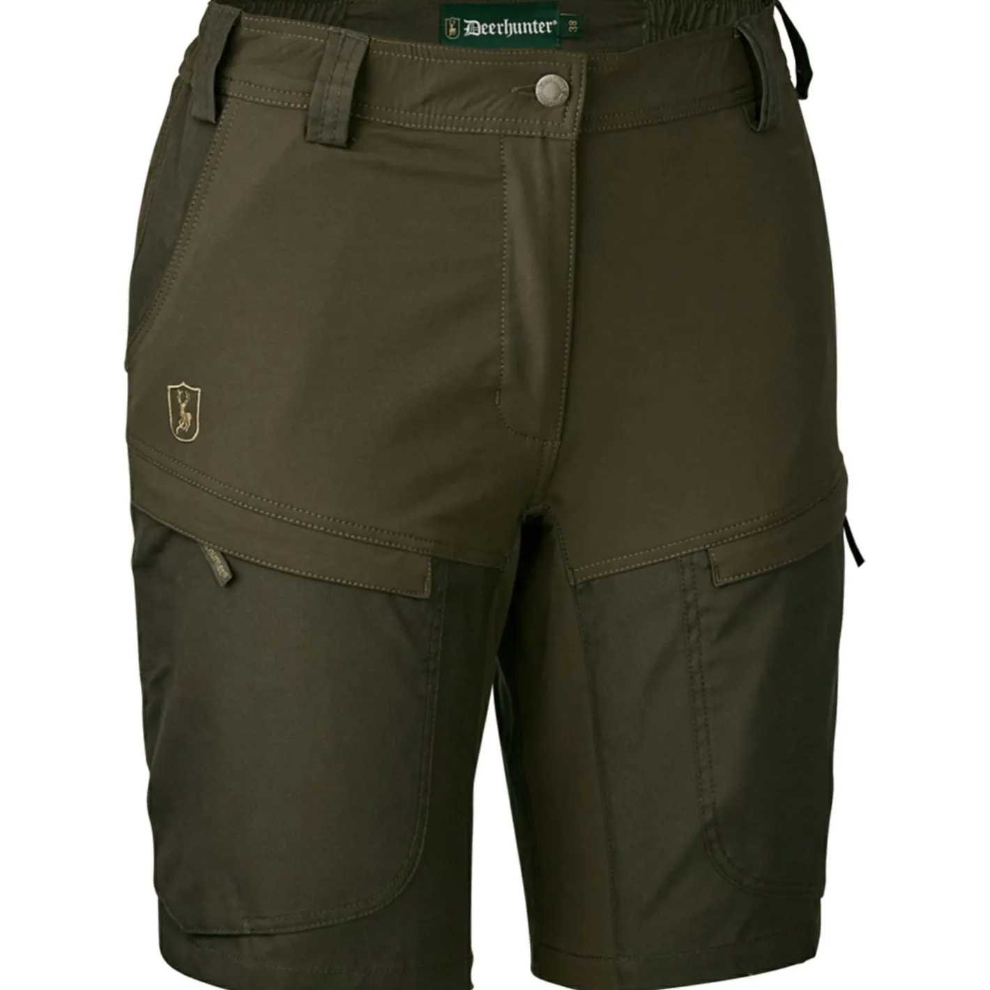 Deerhunter Damen Angelhosen<Lady Ann Shorts Damen (Deep Green)
