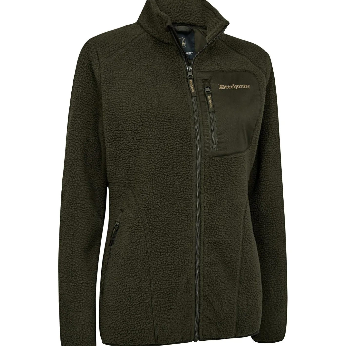 Outlet Deerhunter Lady Atlas Fleecejacke Damen (Forest Green)