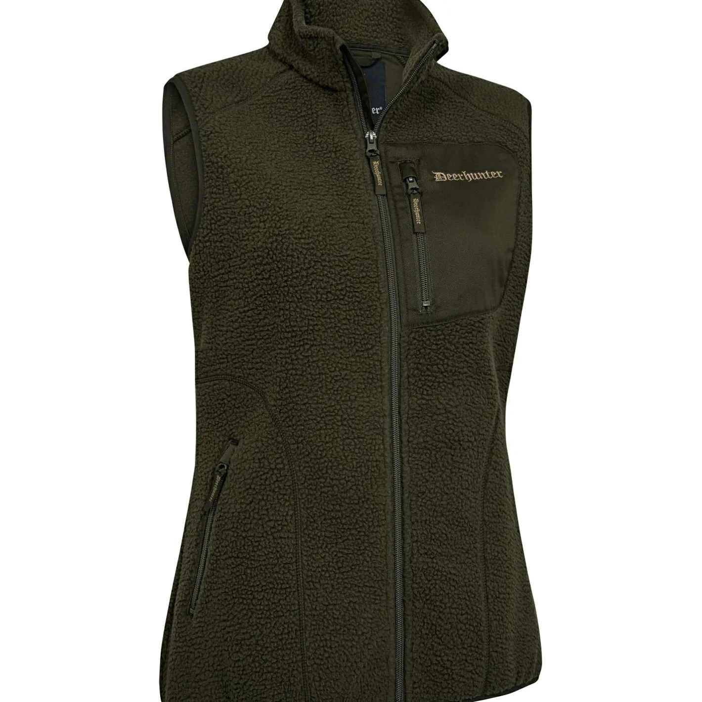 Deerhunter Damen Angeljacken & -Westen<Lady Atlas Fleeceweste Damen (Forest Green)