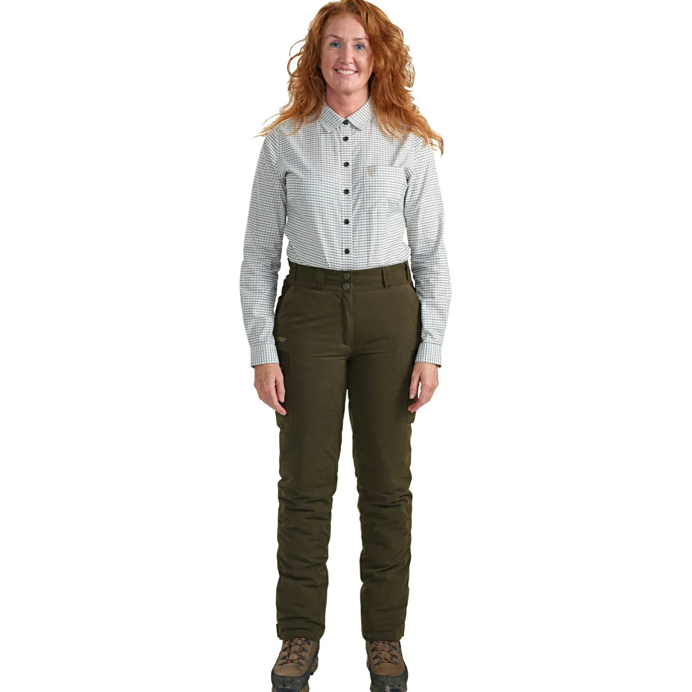 Deerhunter Damen Angelhosen<Lady Eagle Winter Hose Damen (Tarmac Green)