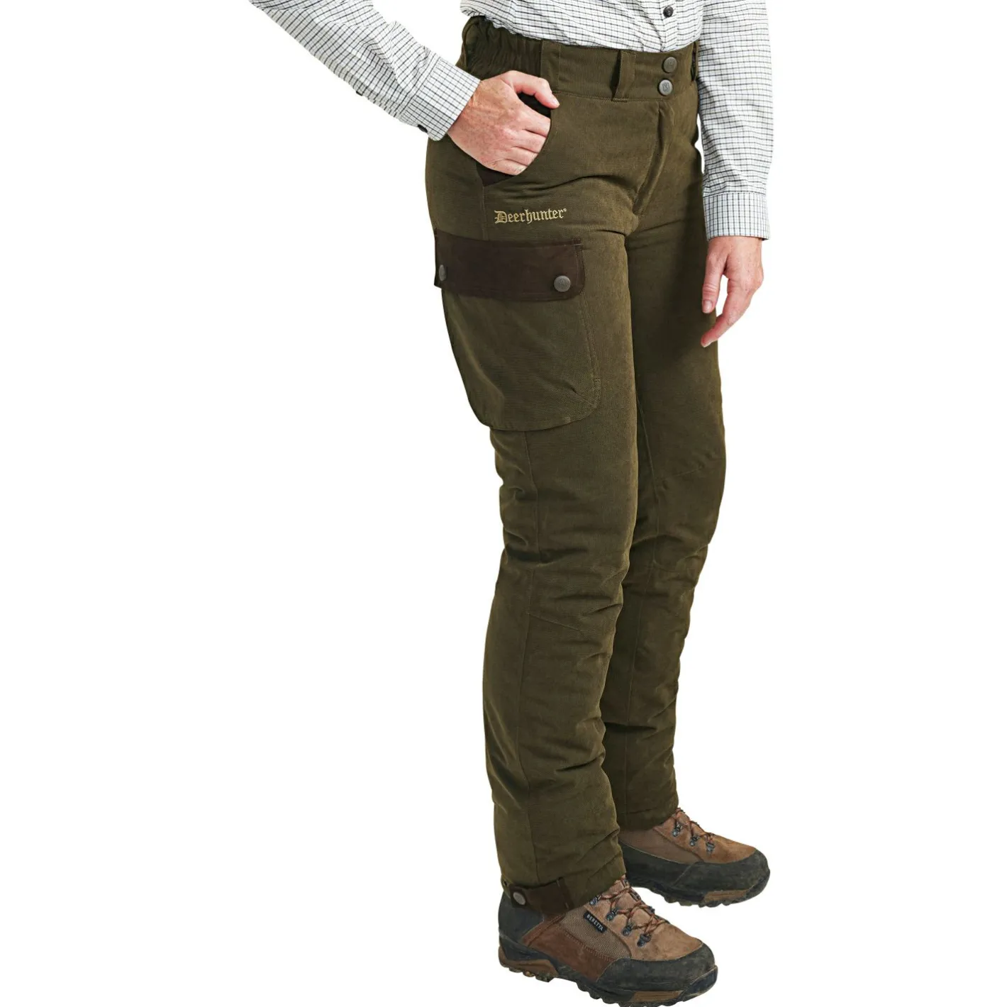 Deerhunter Damen Angelhosen<Lady Eagle Winter Hose Damen (Tarmac Green)