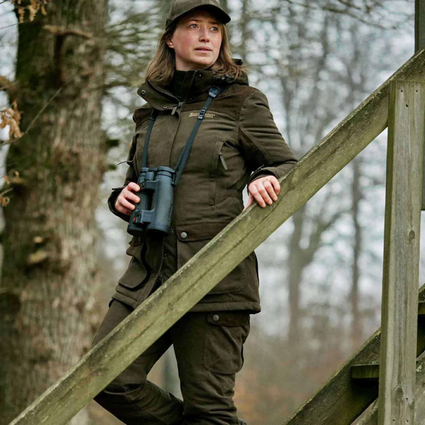Deerhunter Damen Angelhosen<Lady Eagle Winter Hose Damen (Tarmac Green)