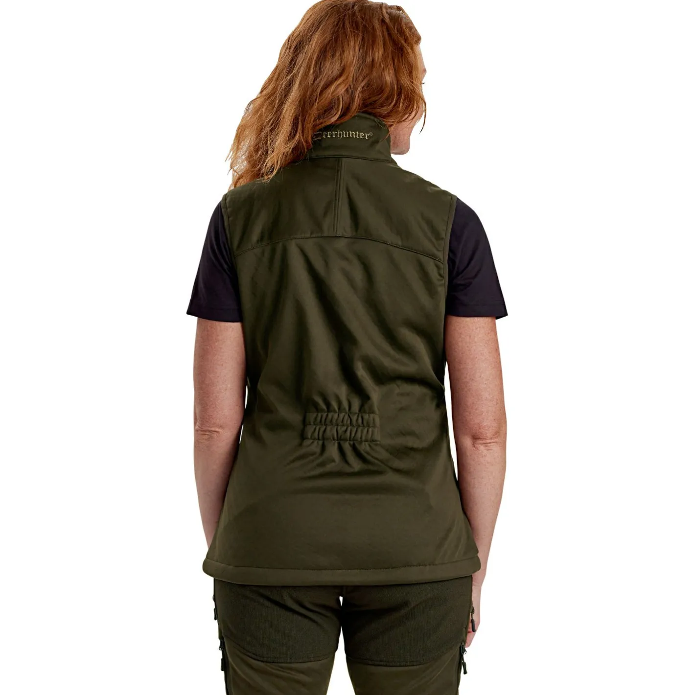 Deerhunter Damen Angeljacken & -Westen<Lady Excape Softshell Weste Damen (Art Green)