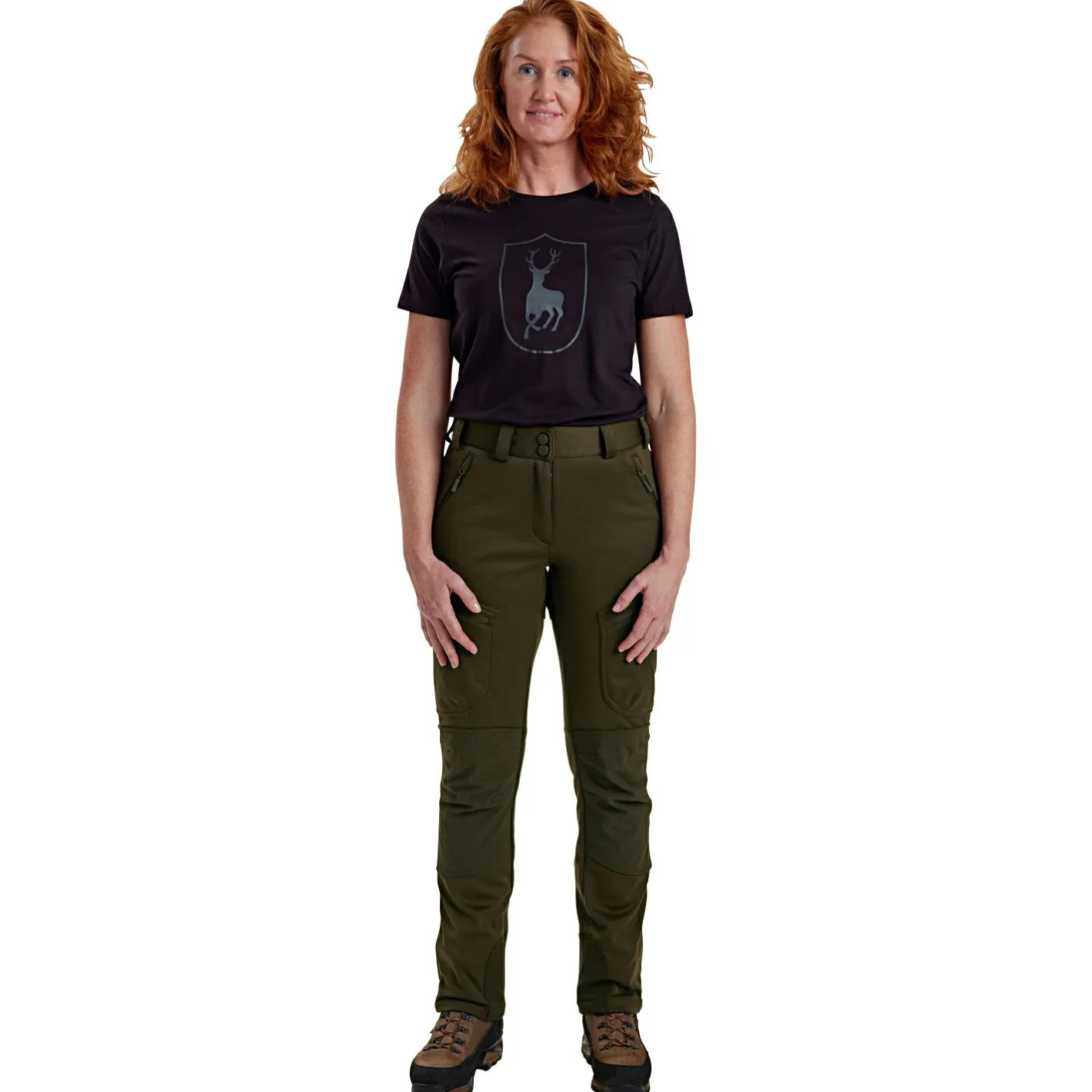 Deerhunter Lady Excape Softshell Hose Damen (Art Green)