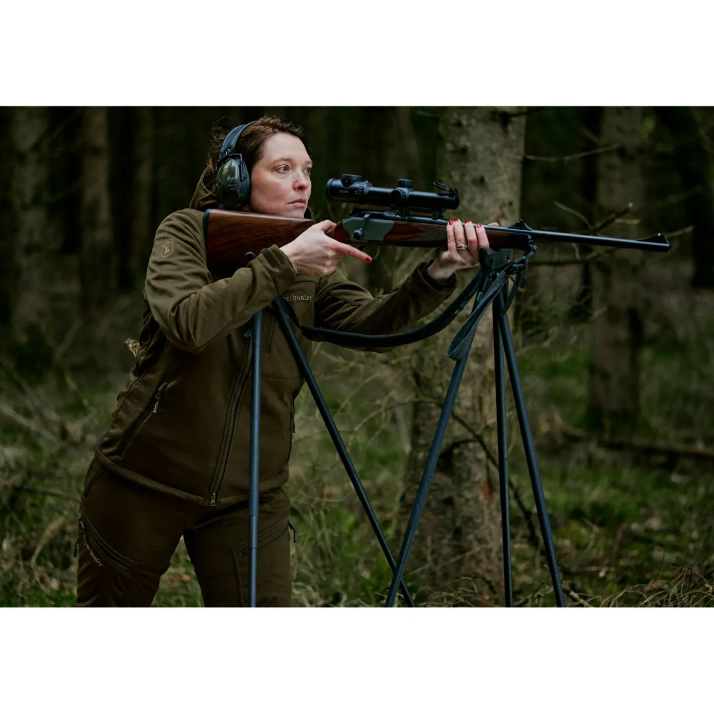 Deerhunter Lady Excape Softshell Hose Damen (Art Green)