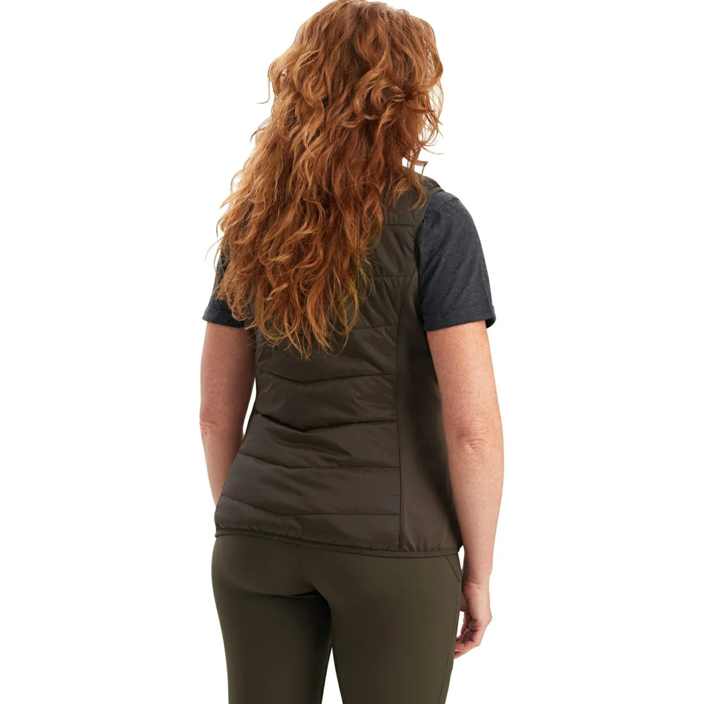 Deerhunter Damen Angeljacken & -Westen<Lady Heat wattierte Weste Damen (Wood)