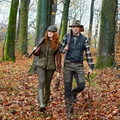 Deerhunter Damen Angeljacken & -Westen<Lady Pam Shooting Weste Damen (Graphite Green)