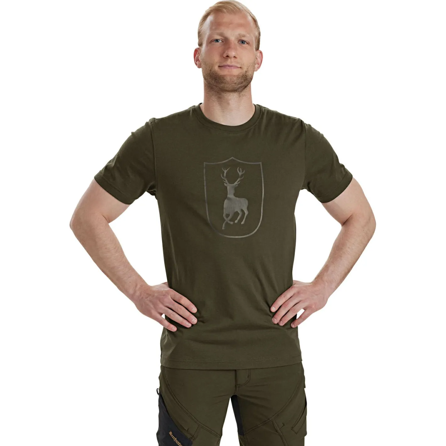 Deerhunter Angelshirts & Angel-Oberteile<Logo T-Shirt Herren (Fallen Leaf)