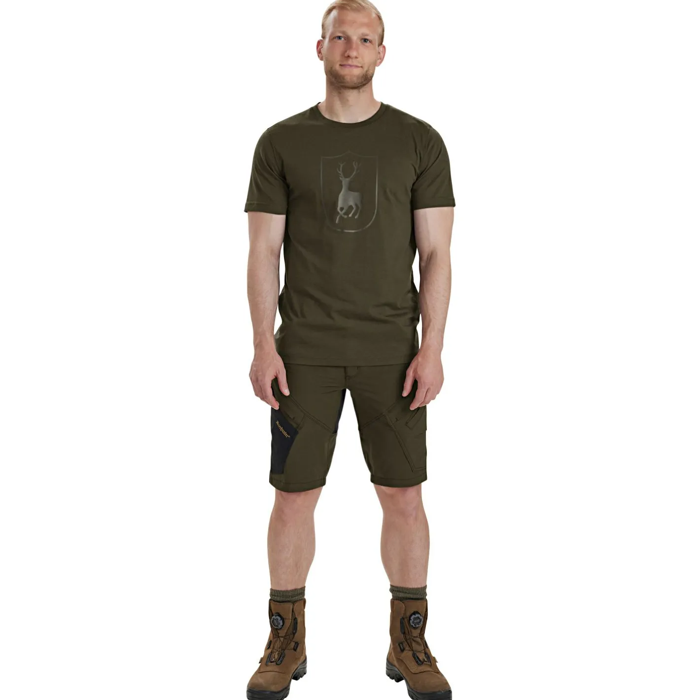 Deerhunter Angelshirts & Angel-Oberteile<Logo T-Shirt Herren (Fallen Leaf)