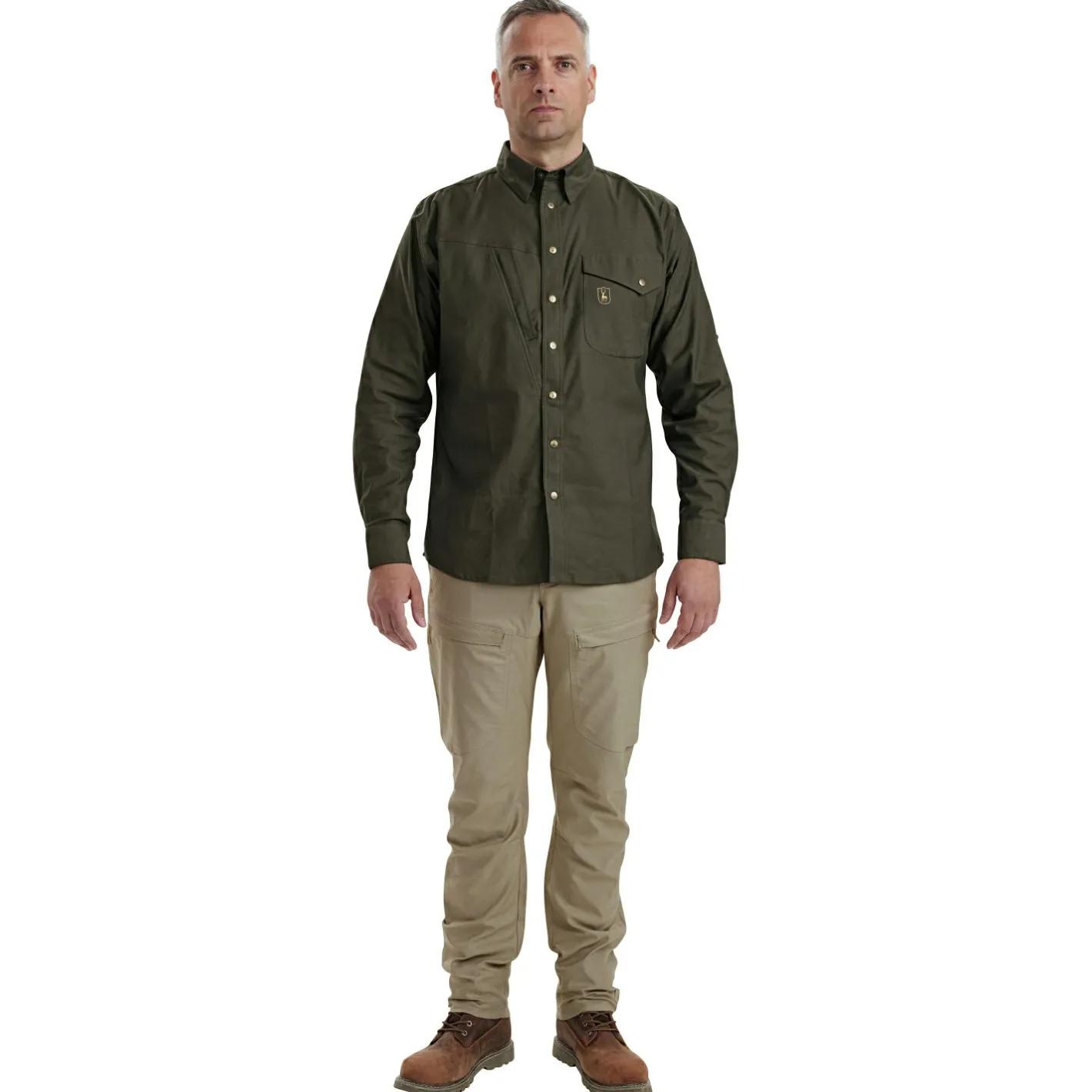 Deerhunter Outdoor- & Angelhemden<Matobo Hemd Herren (Forest Green)