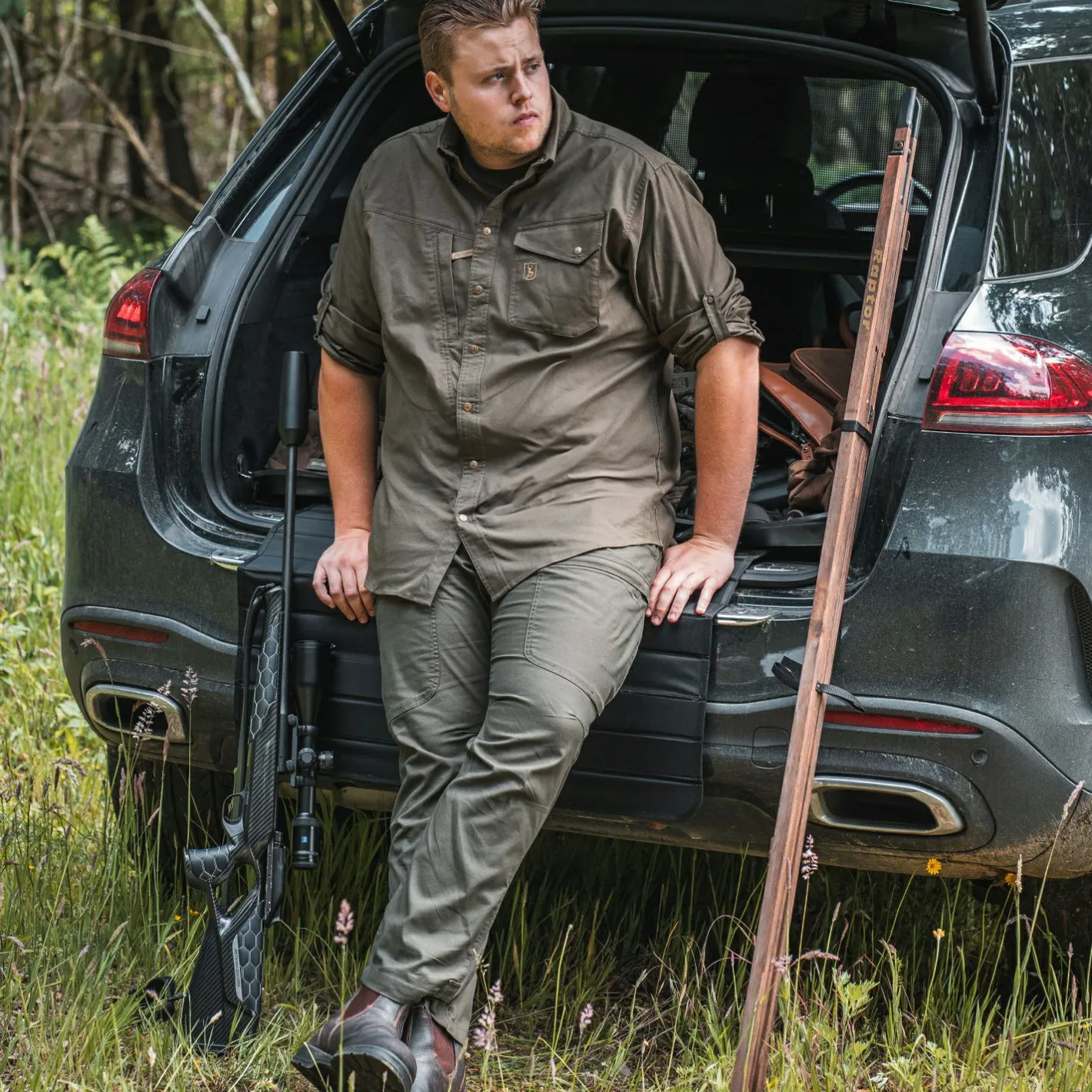 Deerhunter Outdoor- & Angelhemden<Matobo Hemd Herren (Forest Green)