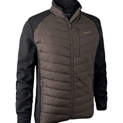 Deerhunter Outdoor- & Angel-Jacken<Moor wattierte Jacke Herren, mit Strick (Brown Leaf)