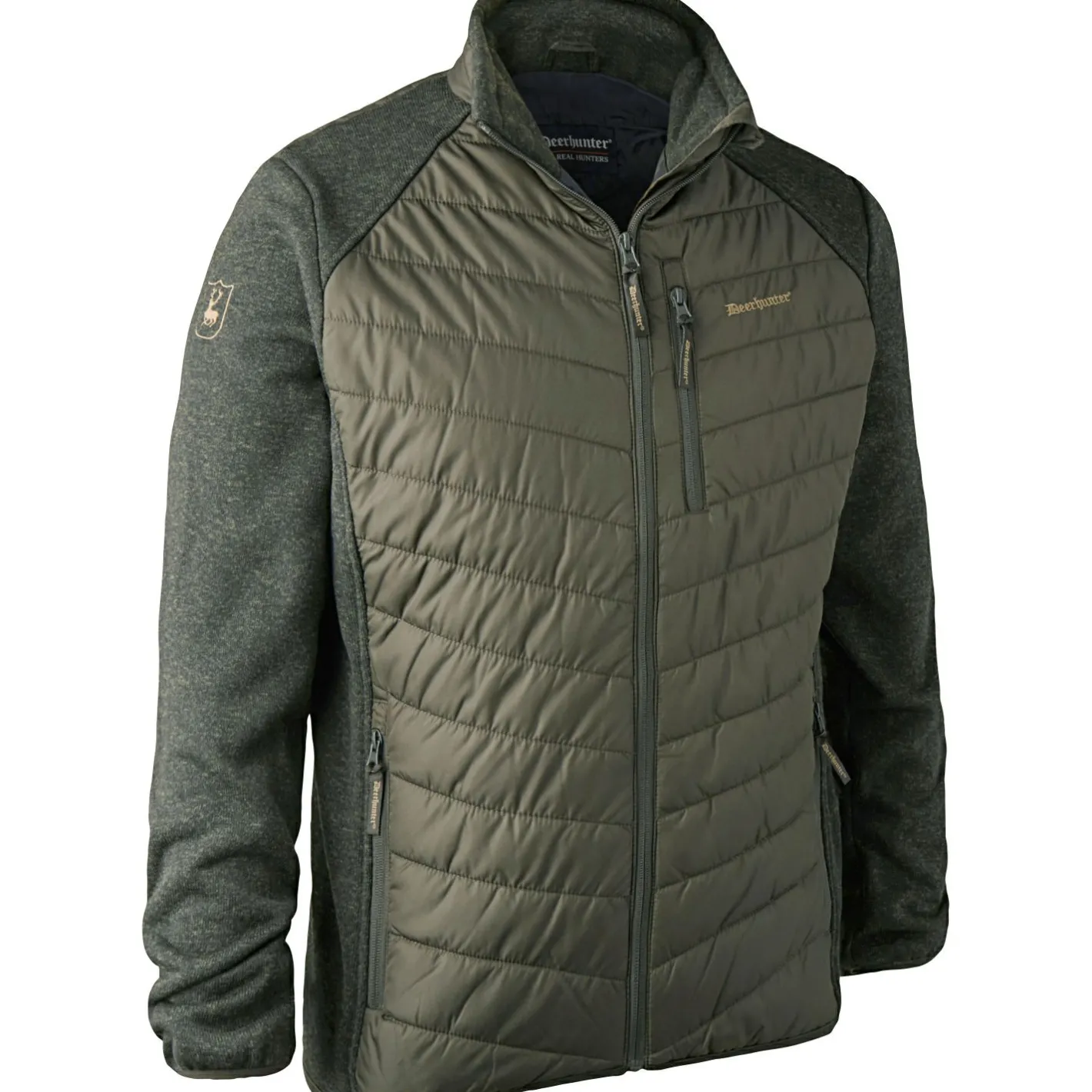 Outlet Deerhunter Moor wattierte Jacke Herren, mit Strick (Timber)