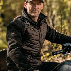 Outlet Deerhunter Moor wattierte Jacke Herren, mit Strick (Timber)