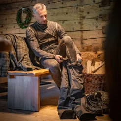 Deerhunter Outdoor- & Angel-Unterwäsche<Norden Insulated Fleece Herren (Brown Melange)