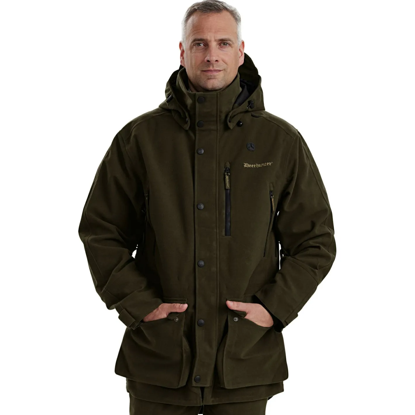 Deerhunter Outdoor- & Angel-Jacken<PRO Gamekeeper Jacke Herren (Peat)