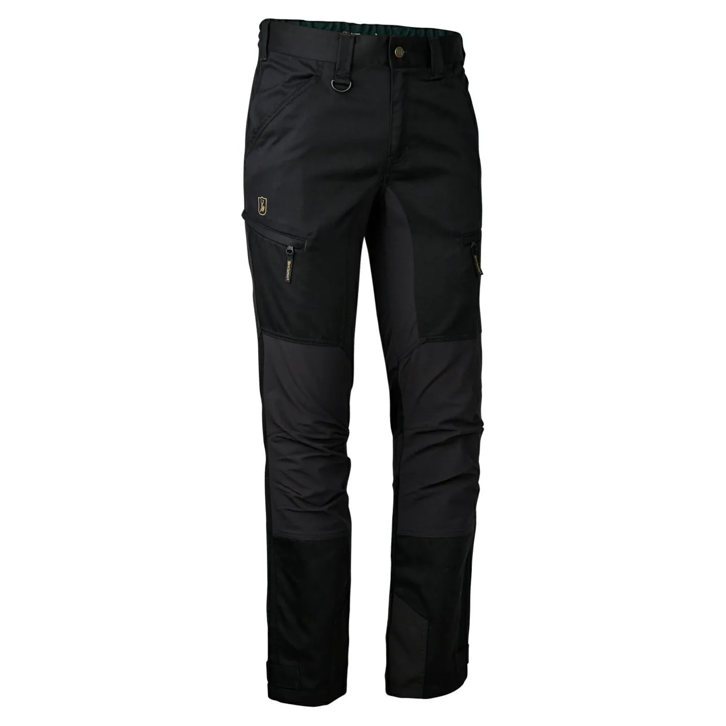 Deerhunter Outdoor- & Angler-Cargohosen<Rogaland Stretchhose Herren, mit Kontrast (Black)