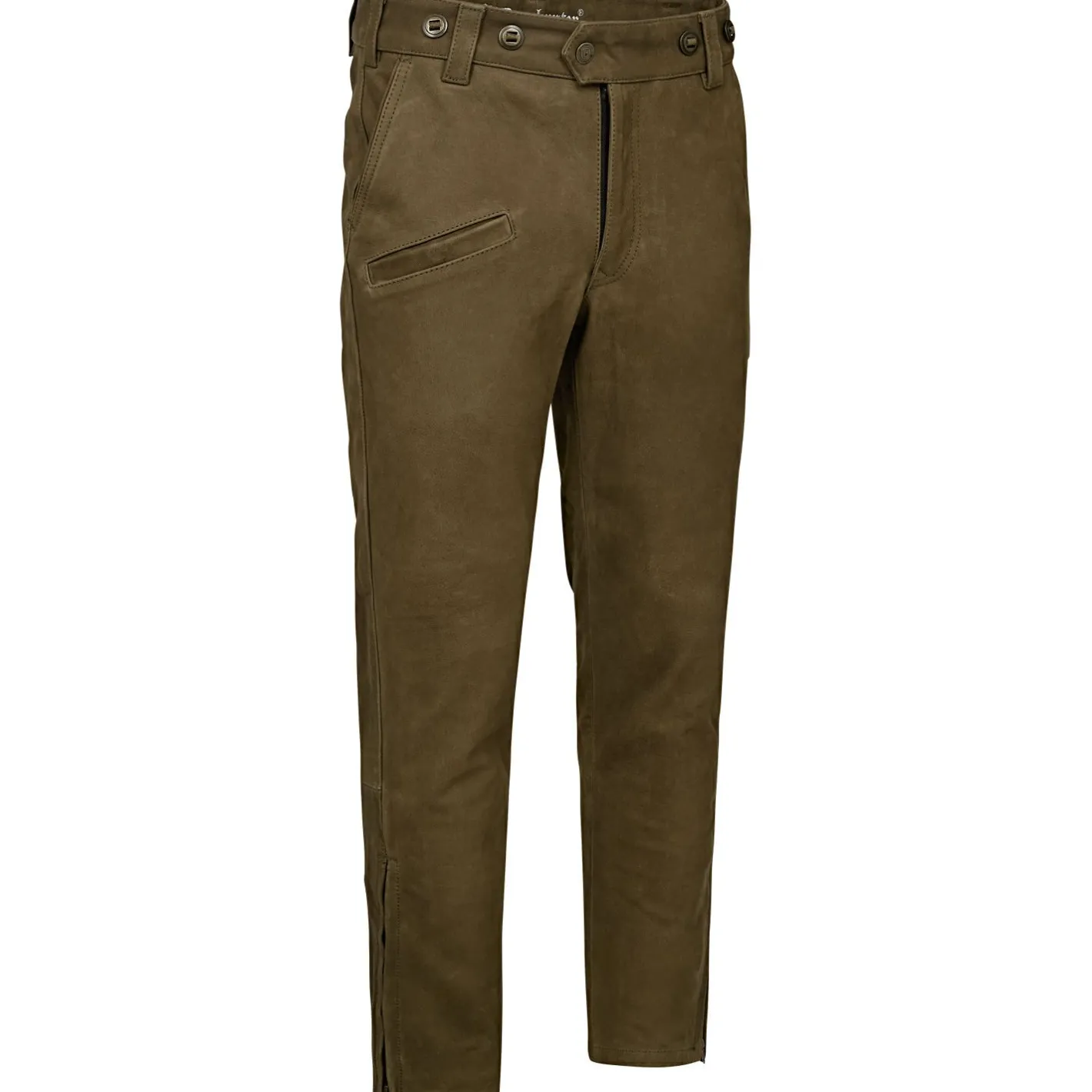 Online Deerhunter Strasbourg Lederstiefelhose Herren (Chocolate)