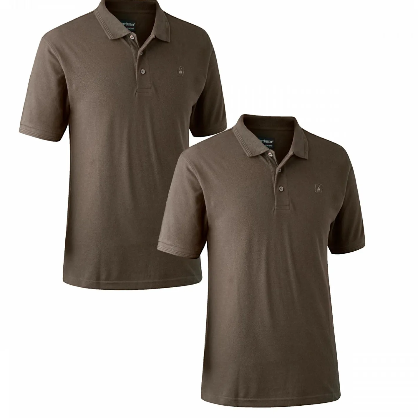 Online Deerhunter Strykari 2er-Pack Polo-Shirts Herren (Adventure Green)