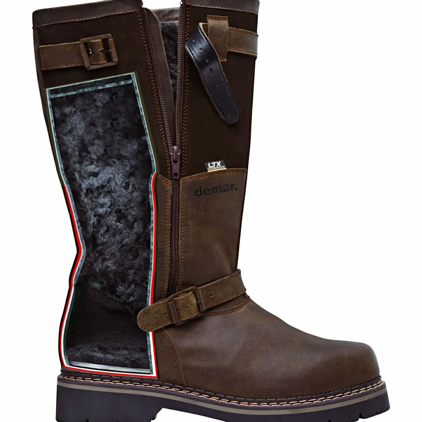 Hot demar Tirol Deluxe High Boots Herren (Braun)