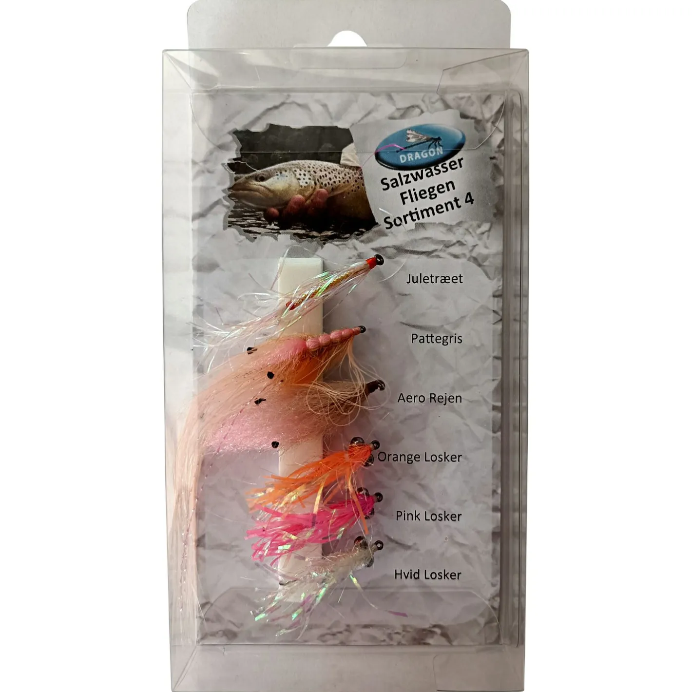 Dragon Fliegen|Fliegen ·Meeresfliegen & Hechtfliegen<Salzwasser-Fliegensortiment (Ausführung 4)