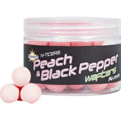 Dynamite Karpfenfutter·Boilies & Popup Boilies|Karpfenfutter<N-Ticers Hookbaits (Peach & Black Pepp/Rosa)