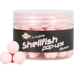 Dynamite Karpfenfutter·Boilies & Popup Boilies|Karpfenfutter<N-Ticers Hookbaits (Shellfish/Rosa)